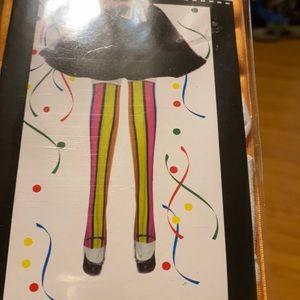 Halloween costume accessory. Thigh High stockings .  Adult size. New in package